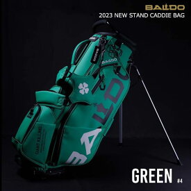 【BALDO・バルドならOVDGOLF！】バルド BALDO 2023 NEW STAND CADDIE BAG スタンドキャディバッグ グリーン ネーム刻印サービス