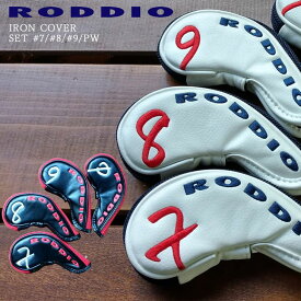 RODDIO(ロッディオ)/IRON_HEAD_COVER/4個セット/#7/#8/#9/PW/セット/アイアンセット用ヘッドカバー