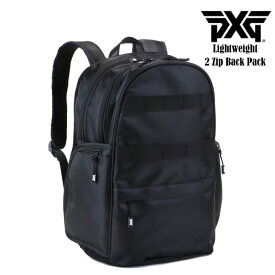 【限定特価】PXG Lightweight 2 Zip Back Pack ライトウェイト ツージップ バックパック ブラック ゴルフバッグ リュック メンズ レディース B-JP-GBBP02