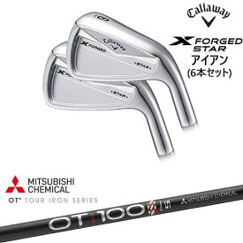 【OVDカスタム】X FORGED STAR IRON 2024年モデル アイアン6本set(5I-PW)[5P]キャロウェイCALLAWAY OT TOUR iron 三菱ケミカル