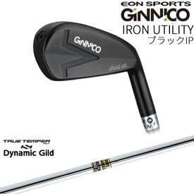 GINNICO IRON UTILITY ブラックIP アイアン型ユーティリティ [UT]イオンスポーツEON_SPORTS DynamicGoldダイナミックゴールドTRUE TEMPERトゥルーテンパー