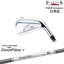 【工房カスタム】TB-7 FORGED アイアン 5I単品[IR]フォーティーンFOURTEEN スチールファイバーi(テーパー) SteelFiberTRUE TEMPER