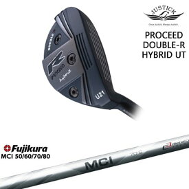 【OVDカスタム】PROCEED DOUBLE-R HYBRID UT ハイブリッドユーティリティ[UT]ジャスティックJUSTICK MCI 50 60 70 80 Fujikura フジクラ