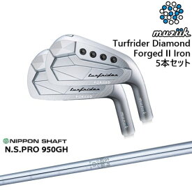 【工房カスタム】TurfRider Diamond Forged II アイアン5本set(6-P)[6P]ムジークMUZIIK N.S.PRO 950GH 日本シャフト