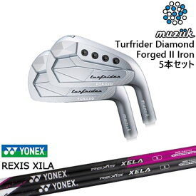 【工房カスタム】TurfRider Diamond Forged II アイアン5本set(6-P)[6P]ムジークMUZIIK REXIS XELA レクシス キセラ YONEX ヨネックス