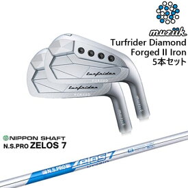 【工房カスタム】TurfRider Diamond Forged II アイアン5本set(6-P)[6P]ムジークMUZIIK N.S.PRO ZELOS 7 日本シャフト