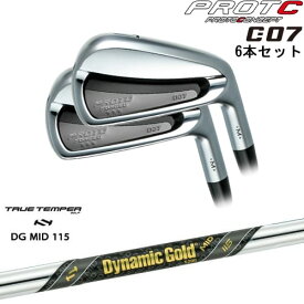 【OVDカスタム】C07 FORGED IRON アイアン6本set(5I-PW)[5P]プロトコンセプトPROTOCONEPT Dynamic Gold MID 115 TRUE TEMPERトゥルーテンパー