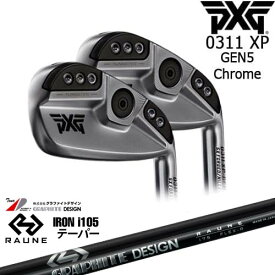 PXG 0311 XP GEN5 アイアン6本set(5I-PW) Chrome(シルバー)[5P]ピーエックスジーPXG RAUNE IRON i105(テーパー)ラウネ グラファイトデザイン