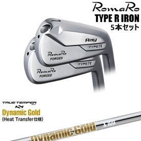 RomaRo Ray TYPE R IRON アイアン5本set(6I-PW/7I-AW)[6P]ロマロROMARO DynamicGoldHT ダイナミックゴールドTRUE TEMPER