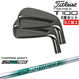 【OVDオリジナル】タイトリスト T100 アイアン6本set(5I-PW) DLC仕上げ[5P]タイトリストTitleist N.S.PRO 950GH neo 日本シャフト