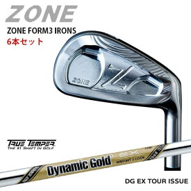 ZONE_FORM3_IRONS/#5～PW(6本セット)/Dynamic_Gold_EX_TOUR_ISSUE/ツアーイシュー/TRUE_TEMPER/OVDカスタム