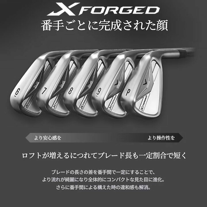 楽天市場】【OVDカスタム】X FORGED アイアン5本set(6I-PW) 2026年 