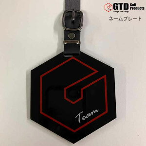 GTD ネームプレート 非売品 ブラック ベルト ブラック ネームタグ 名札 刻印サービス無し
