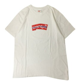 【中古】Supreme シュプリーム コムデ ギャルソン COMME des GARCONS SHIRT Box Logo Tee 17SS Tシャツ ボックスロゴ 白 半袖 L 【A3】
