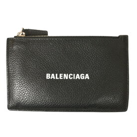 【中古】美品 BALENCIAGA バレンシアガ カード コインケース キャッシュ フラグメントケース ブラック 640535 1IZI3 1090 【A0】