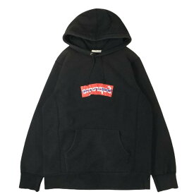 【中古】Supreme シュプリーム COMME des GARCONS SHIRT 17SS Box Logo Hooded Sweatshirt パーカー 黒 L 【A1】