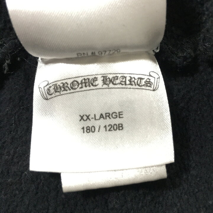 楽天市場】CHROME HEARTS クロムハーツ ロゴ パーカー プルオーバー 黒 
