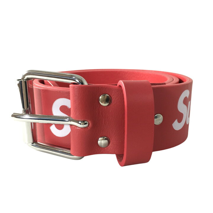 楽天市場】未使用品 Supreme Repeat Leather Belt #A レザーベルト 