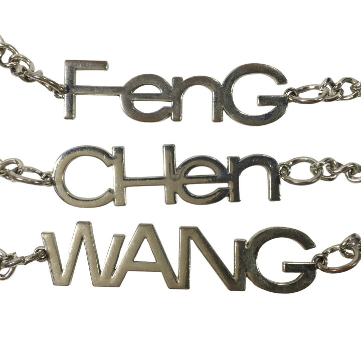 楽天市場】FENG CHEN WANG フェンチェンワン ロゴ ネックレス 