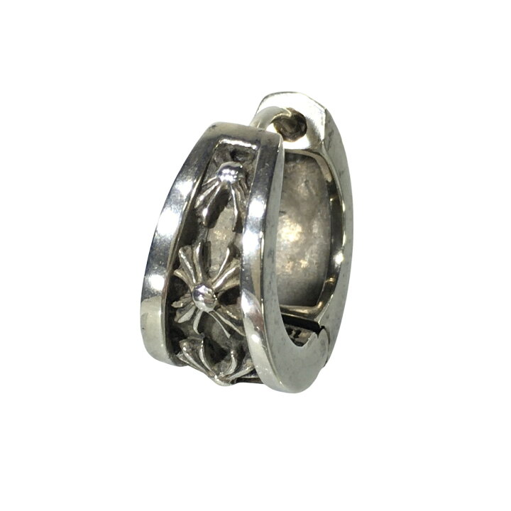 楽天市場】CHROME HEARTS クロムハーツ ピアス ナローVバンドCHX 