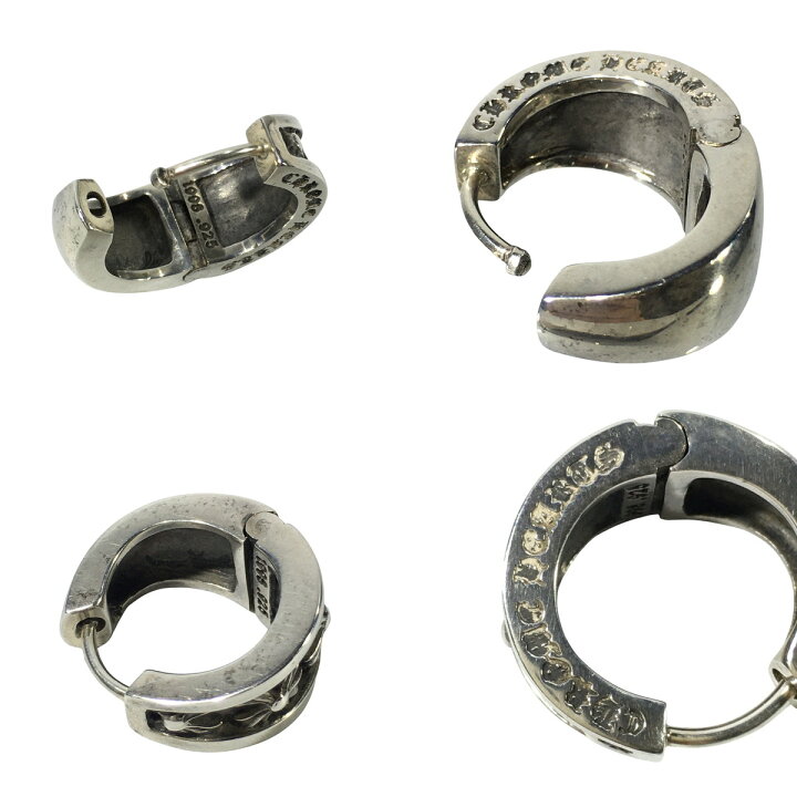 楽天市場】CHROME HEARTS クロムハーツ ピアス ナローVバンドCHX 