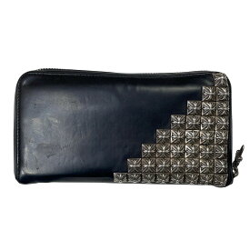 CHROME HEARTS クロムハーツ REC F ZIP ウォレット ゼロピラミッド スタッズ ラウンドファスナー 財布 WALLET 　 【中古】【A0】