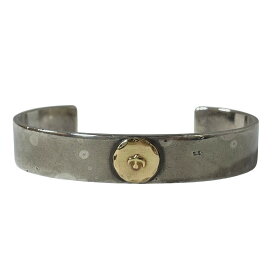 goro's ゴローズ 平打ちブレス 金メタル付き バングル S 【中古】【A8】