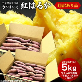 超訳あり さつまいも 紅はるか 5kg 送料無料 サツマイモ さつま芋 千葉県産 国産※甘さ控えめでホクホク系のものが混じります。