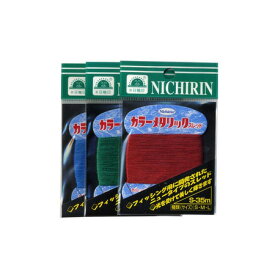 日輪(Nichirin)　カラーメタリックスレッド(S) 35m メール便対応可能