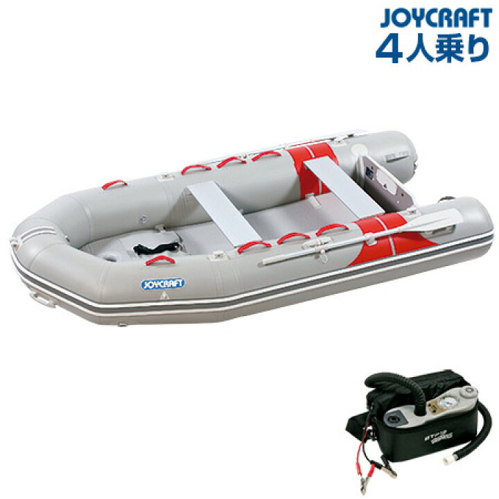 ジョイクラフト JOYCRAFT ゴムボート 4人乗り JES-326 予備検査付 釣具通販のOZATOYA