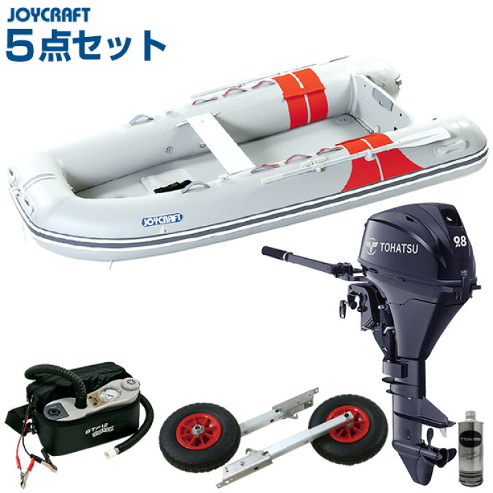 楽天市場】ジョイクラフト 9.8馬力セット 6人乗り JEX-340SS+トーハツ 