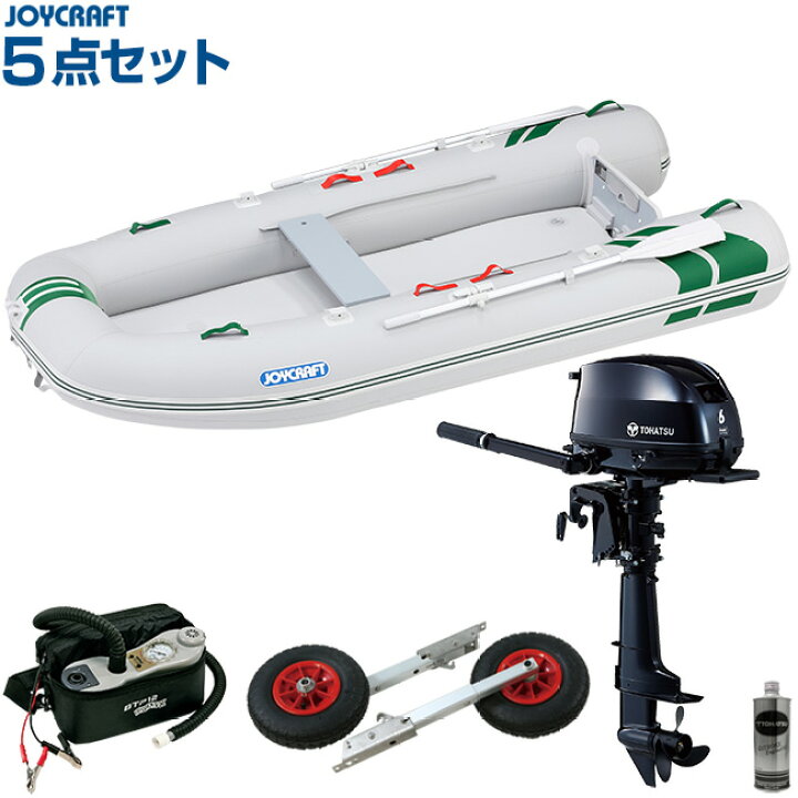 楽天市場】ジョイクラフト 6馬力セット 4人乗り J-キャット315SS+ 