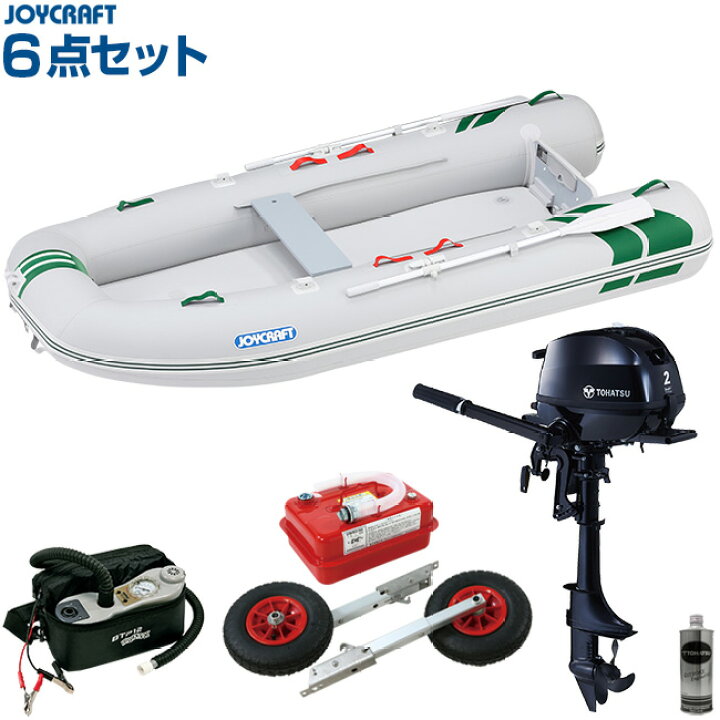 楽天市場】ジョイクラフト 2馬力セット 4人乗り J-キャット315SS+  