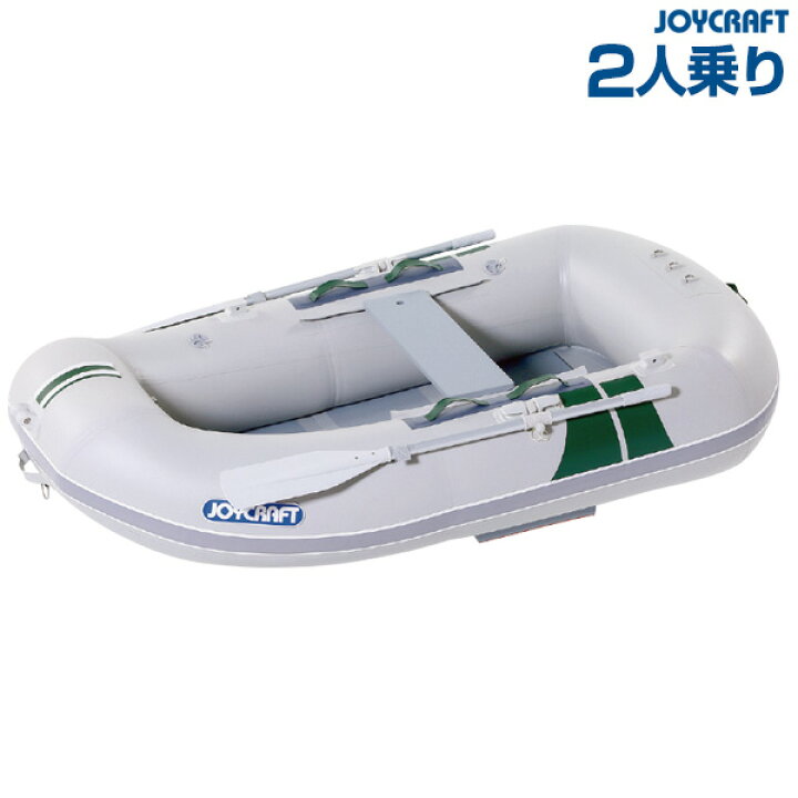楽天市場】ジョイクラフト ゴムボート 2人乗り KED-225 底板仕様 1.5 