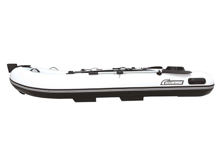 ゴムボート5人乗り バイソンウェーブ BWL325-TS　小型新未使用エンジン付き 楽天市場】バイソンウェーブ ゴムボート 5人乗り BWL325-TS エアー
