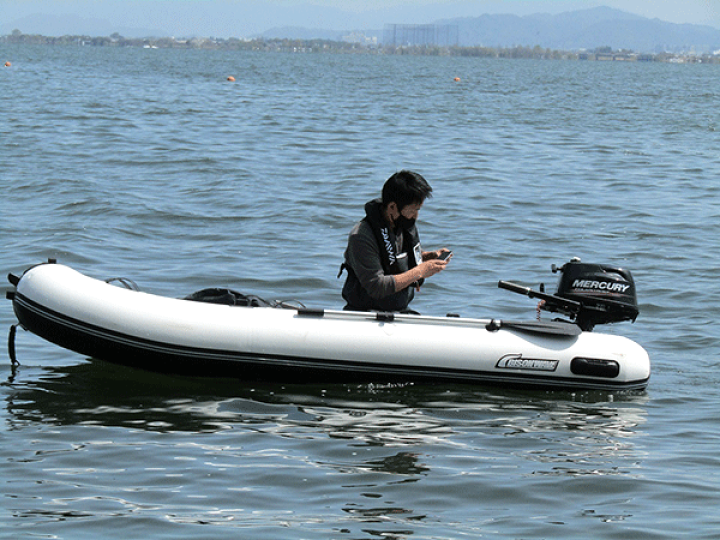 ゴムボート5人乗り バイソンウェーブ BWL325-TS　小型新未使用エンジン付き BWL325-TS - バイソンウェーブ｜釣り用ゴムボート・フローターメーカー