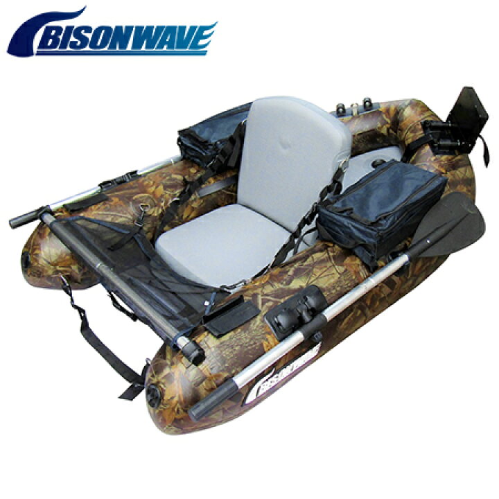楽天市場】バイソンウェーブ フローター BW168V-TS V型 バス 釣り  