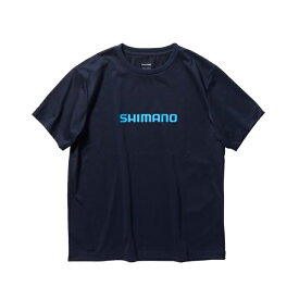 シマノ シャツ SH-021W ドライロゴTシャツ ショートスリーブ ピュアネイビー SHIMANO 取寄