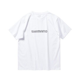 シマノ シャツ SH-021W ドライロゴTシャツ ショートスリーブ ホワイト SHIMANO 取寄