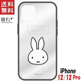 ミッフィー iPhone12 / 12 Pro ケース イーフィット クリア IIIIfit Clear キャラクター グッズ フェイス MF-113BK