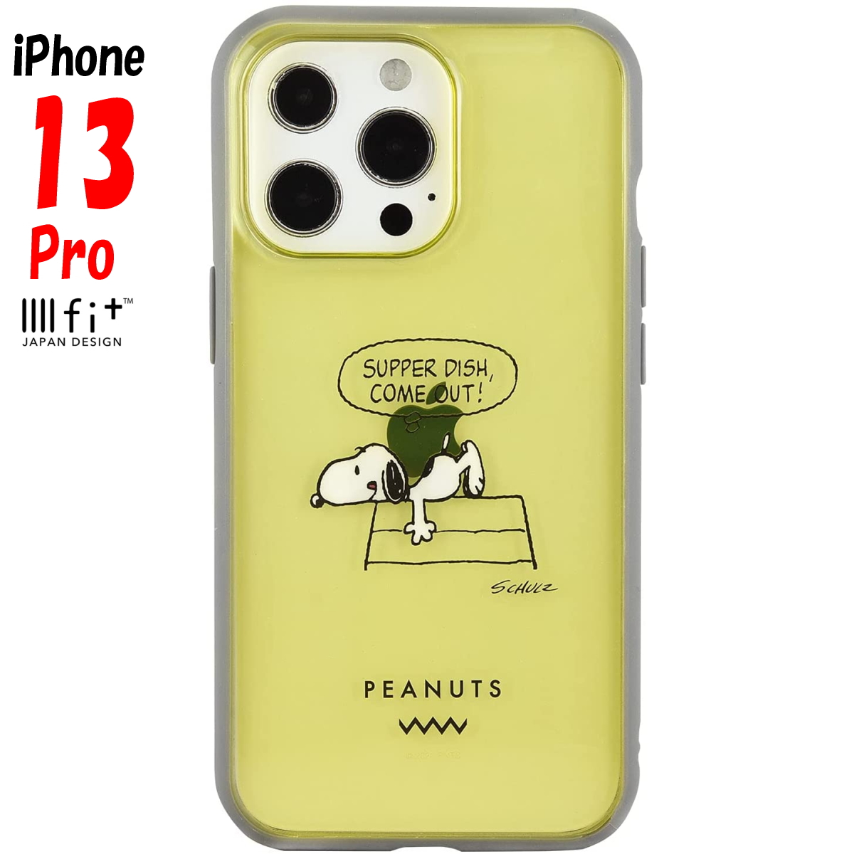 【送料無料】iPhone13Proに対応するスマホケース！ スヌーピー iPhone13 Pro ケース イーフィット クリア IIIIfit Clear ピーナッツ キャラクター グッズ ドッグディッシュ SNG-606E