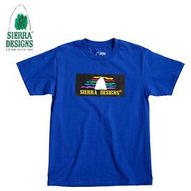 シエラデザイン SIERRA DESIGNS レインボーロゴ90's RAINBOW LOGO TEE (BLUE) 1504[pt_up]