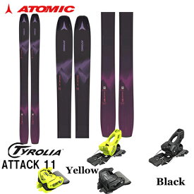 スキー板 アトミック ATOMIC 23-24 バックランド BACKLAND 107 W 金具付き2点セット( TYROLIA ATTACK 11 GW)