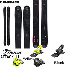 【旧モデルスキー板 ビンディングセット】ブリザード BLIZZARD HUSTLE 11 金具付き2点セット(TYROLIA ATTACK 11 GW)