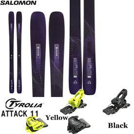 旧モデル スキー板 サロモン SALOMON 22-23 STANCE W 88 金具付き2点セット( TYROLIA ATTACK 11 GW)
