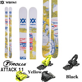 旧モデル スキー板 フォルクル VOLKL 22-23 REVOLT 81 金具付き2点セット( TYROLIA ATTACK 11 GW)