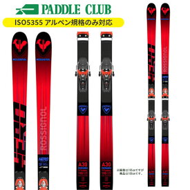 [旧モデル スキー板] ROSSIGNOL ロシニョール ヒーローアスリート HERO ATHLETE GS FACTORY 188 (R22) + SPX 15 ROCKERRACE HOT RED (金具付) 23-24モデル