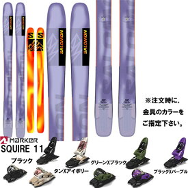 【旧モデルスキー板 ビンディングセット】サロモン SALOMON ワンオーシックス QST 106 One-O-Six スキーと金具2点セット(MARKER SQUIRE 11)