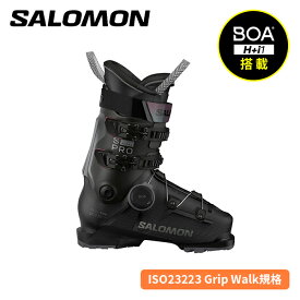 サロモン SALOMON S/PRO SUPRA BOA 100 GW (Black/Dark Gray Met/Burgundy Met) L47927300 [スキーブーツ] [25-26] [2026]