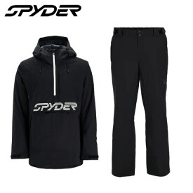 スノーウェア 上下セットスパイダー SPYDER シグナル SIGNAL + トラクション TRACTION (Black/Black) 中綿 スキーウェア